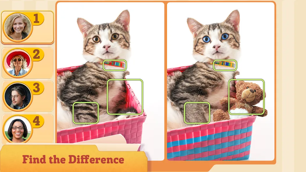 Differences - Find them all MOD APK на Android — Все подсказки разблокированы — скриншот 5
