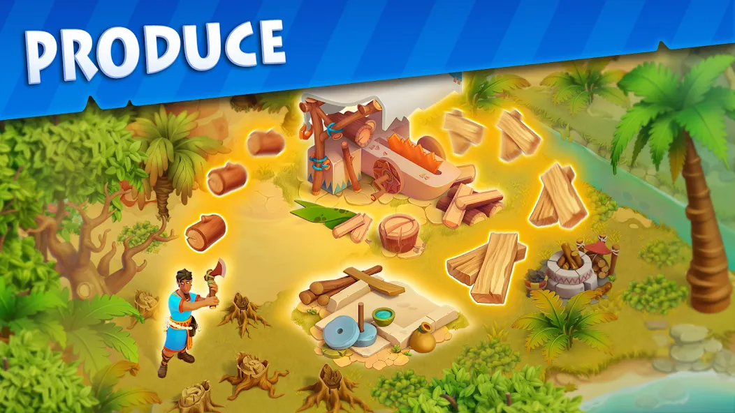 Взлом Nile Valley: Farm Adventure — Много денег — скриншот 4