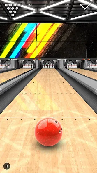 Bowling 3D Pro (Мод Много денег и всё разблокировано) — скриншот 1