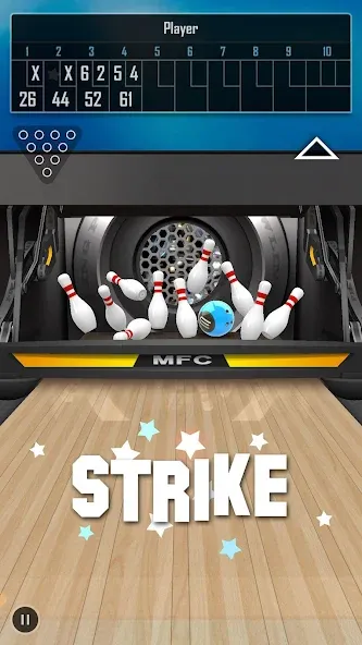 Bowling 3D Pro (Мод Много денег и всё разблокировано) — скриншот 2