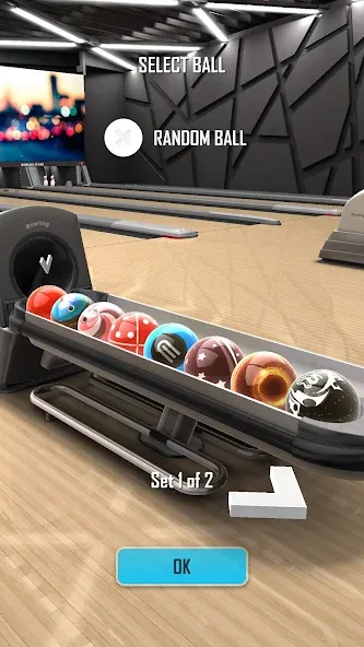 Bowling 3D Pro (Мод Много денег и всё разблокировано) — скриншот 3
