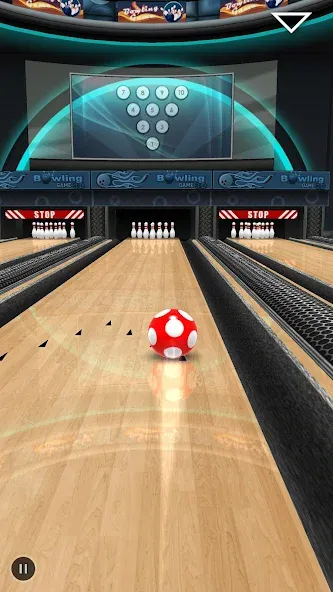 Взломанная Bowling Game 3D на Андроид — Много денег — скриншот 5