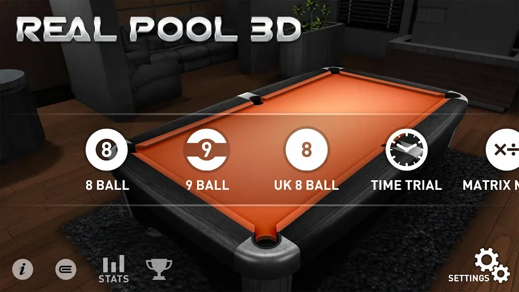 Скачать взломанную Real Pool 3D — Много денег — скриншот 4