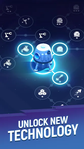 Скачать ExoMiner - Idle Miner Universe на телефон — Много денег и ресурсов — скриншот 5