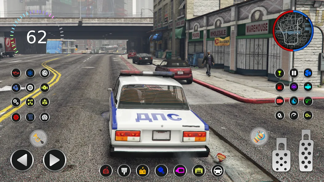 Скачать Police Car Riders: VAZ 2107 — Последняя версия (Много денег) — скриншот 3