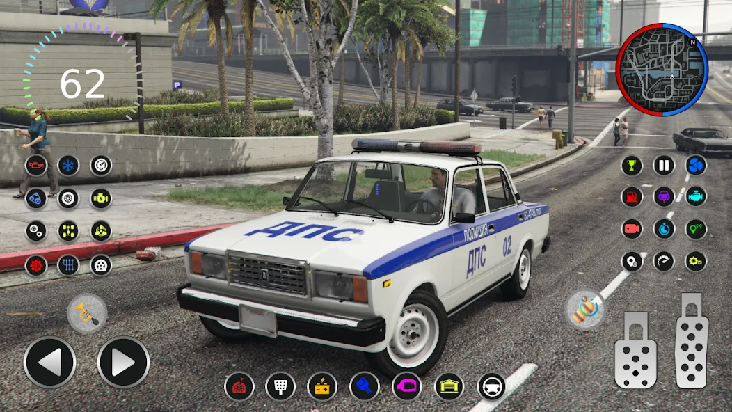 Скачать Police Car Riders: VAZ 2107 — Последняя версия (Много денег) — скриншот 4