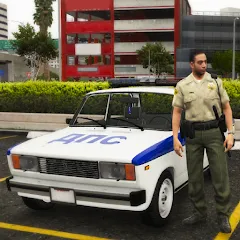 Скачать Police Car Riders: VAZ 2107 — Последняя версия (Много денег)
