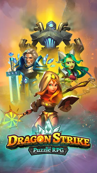 Dragon Strike: Puzzle RPG (Мод Много денег и кристаллов) — скриншот 5