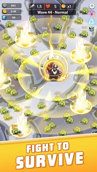 Скачать Empire Kingdom: Idle Premium на Android — Много денег и кристаллов — скриншот 1