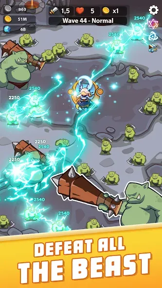 Скачать Empire Kingdom: Idle Premium на Android — Много денег и кристаллов — скриншот 2