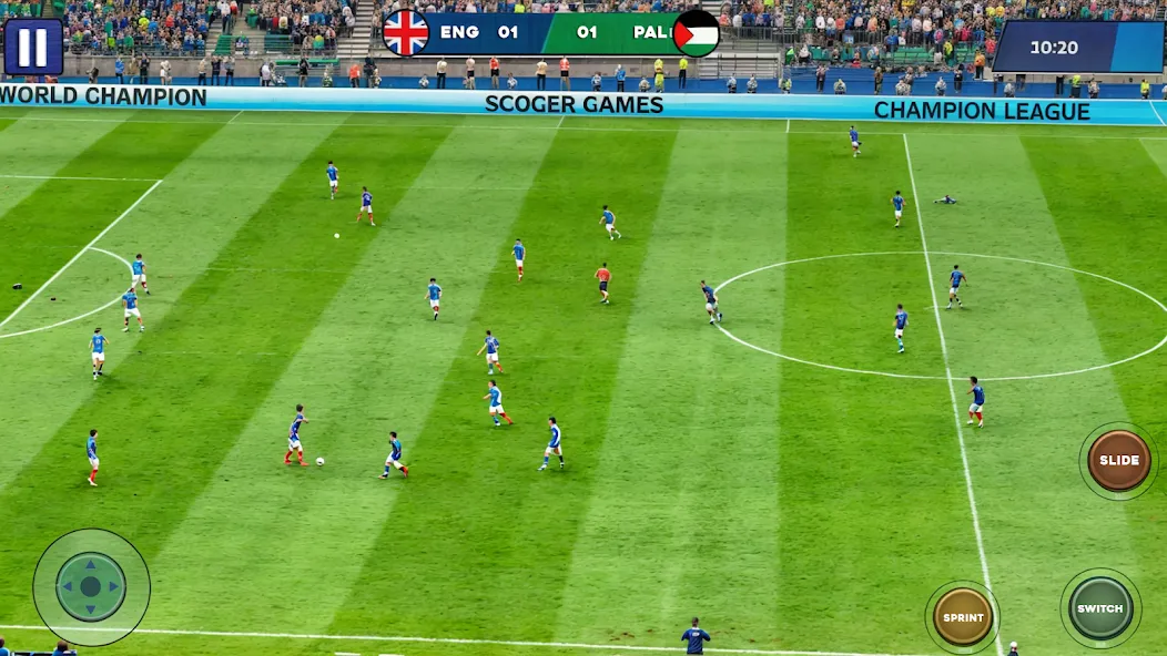 Взлом Soccer Games Football League — Много денег и энергии — скриншот 2