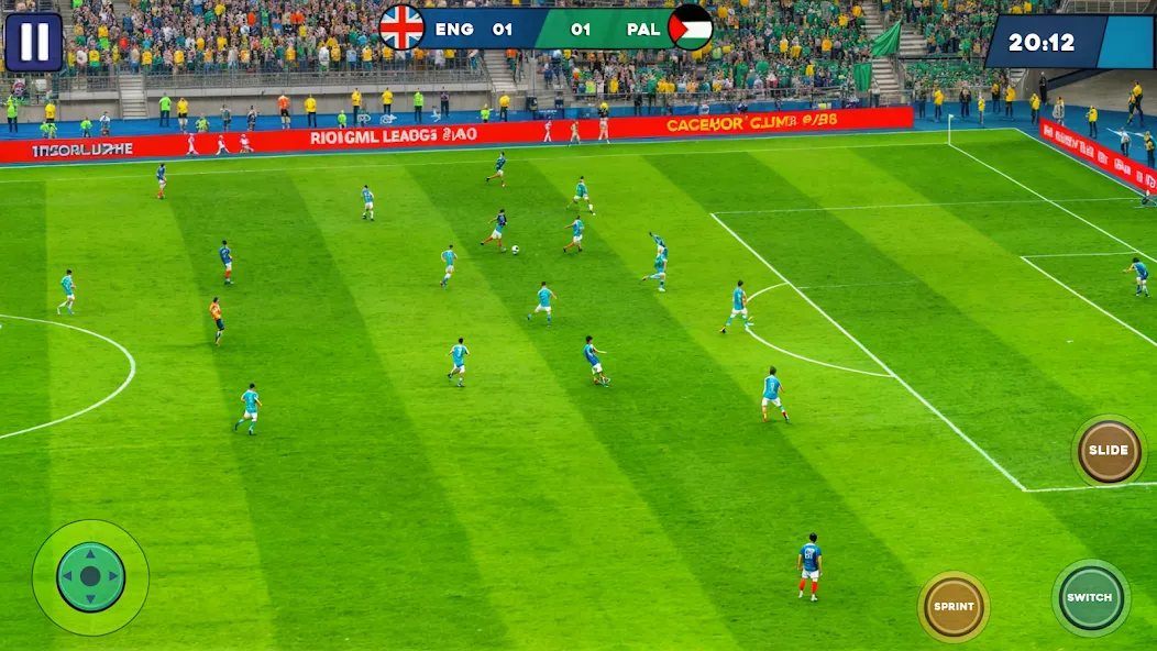 Взлом Soccer Games Football League — Много денег и энергии — скриншот 4