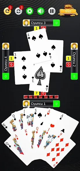 Batak - Koz Maça Mod APK Много золота и без рекламы — Скачать на Андроид — скриншот 1