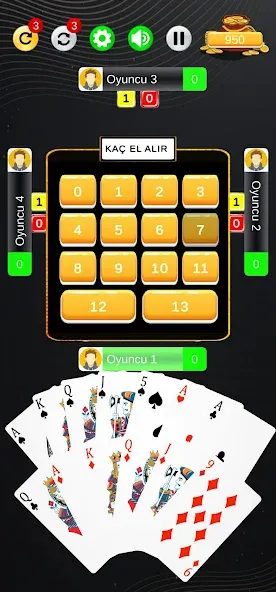 Batak - Koz Maça Mod APK Много золота и без рекламы — Скачать на Андроид — скриншот 2
