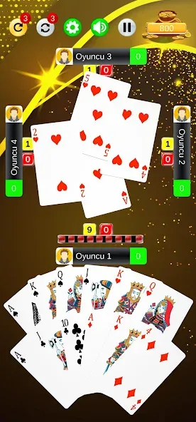 Batak - Koz Maça Mod APK Много золота и без рекламы — Скачать на Андроид — скриншот 4