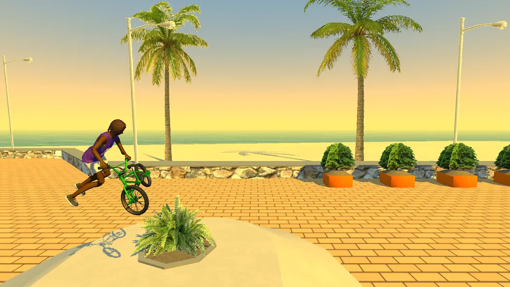 Скачать Street Lines: BMX (Мод: Много денег) на Андроид — скриншот 1