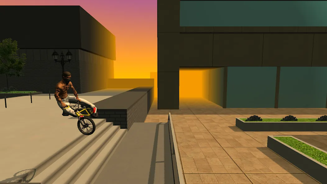 Скачать Street Lines: BMX (Мод: Много денег) на Андроид — скриншот 2