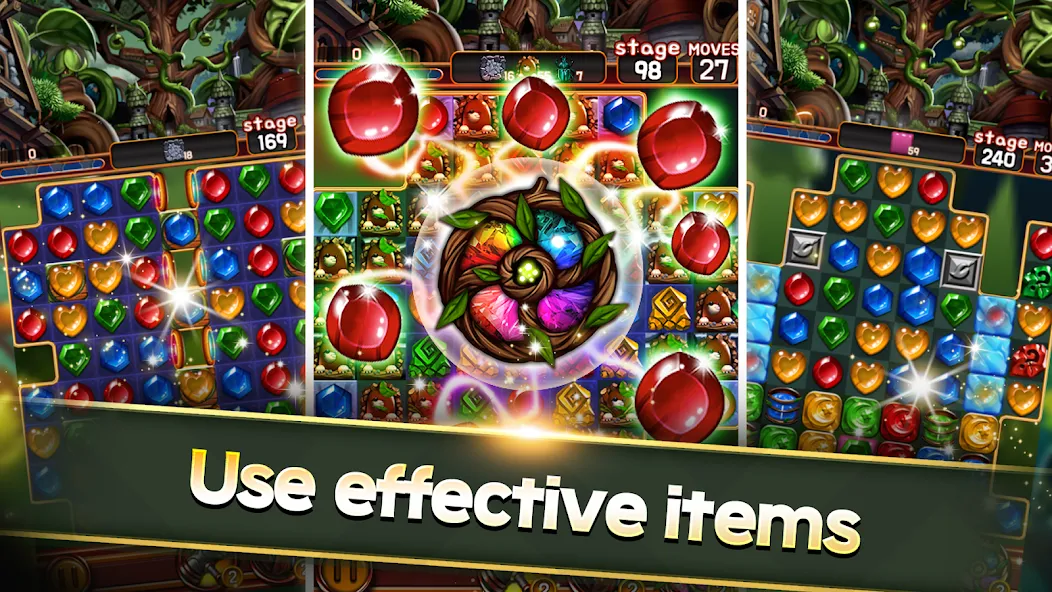 Jewel Forest Village Mod APK Много денег — Скачать на Андроид — скриншот 2