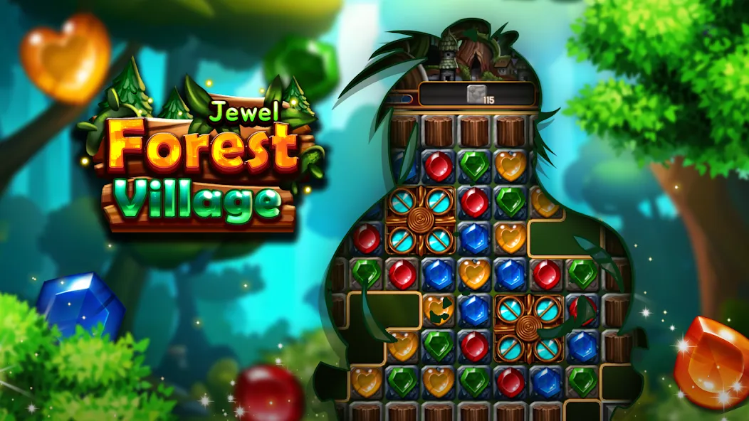 Jewel Forest Village Mod APK Много денег — Скачать на Андроид — скриншот 5