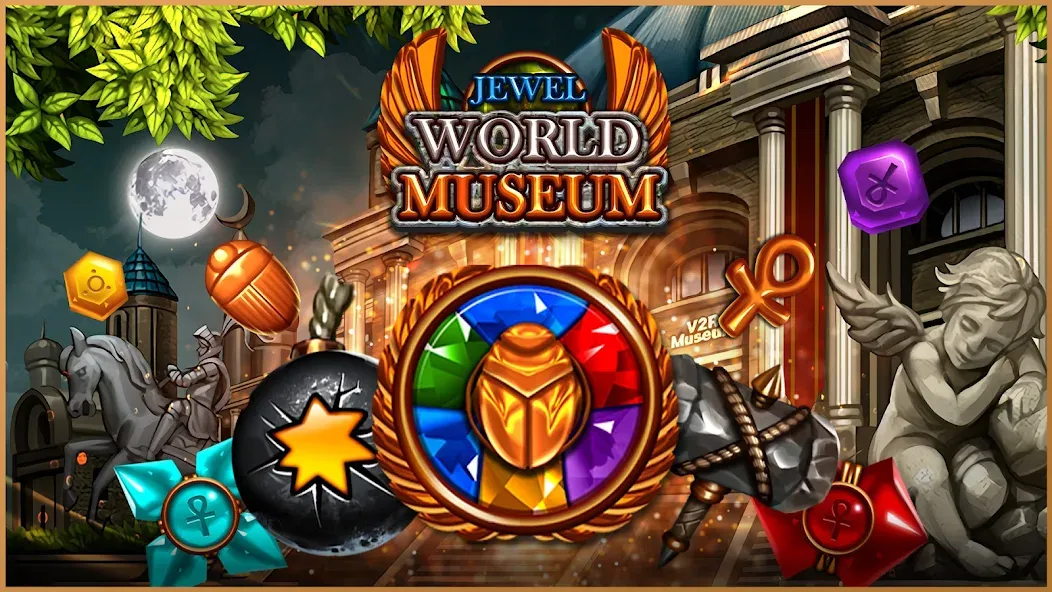 Jewel World Museum — Мод: Много денег — скриншот 4