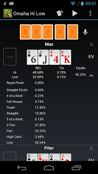 Скачать Poker Calculator с модом — Премиум функции разблокированы — скриншот 2
