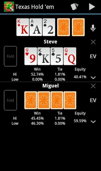 Скачать Poker Calculator с модом — Премиум функции разблокированы — скриншот 3