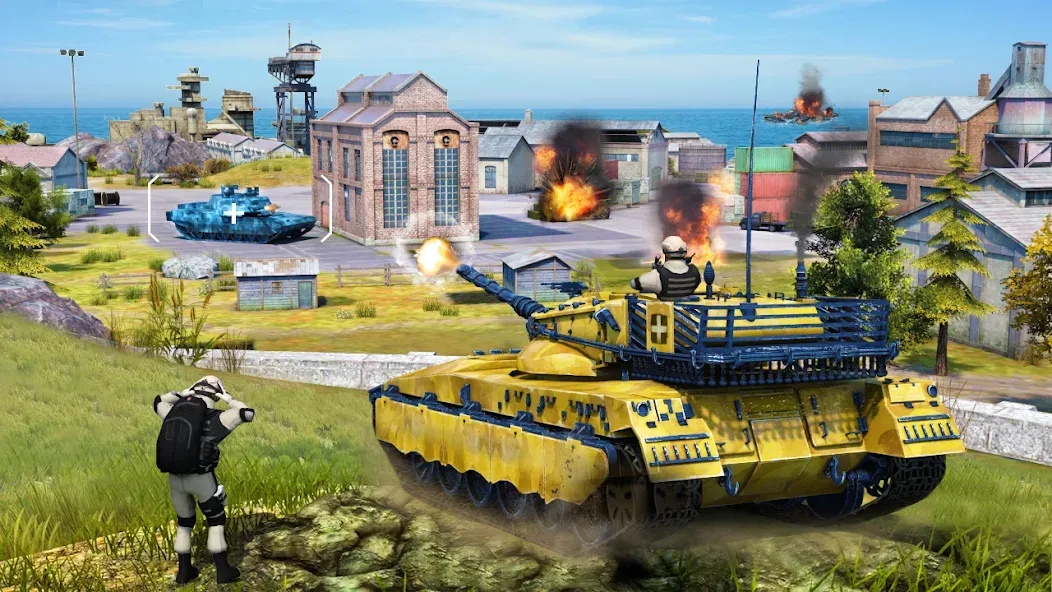 Tank Battle Army Games 2023 — Много денег — скриншот 2 Tank Battle Army Games 2023 — Много денег — скриншот 2