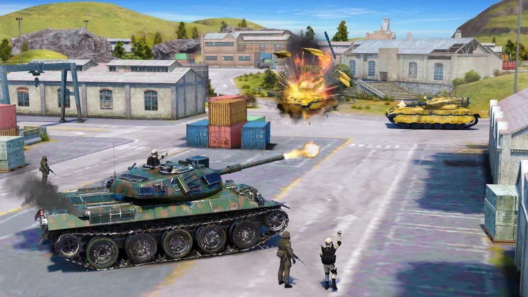Tank Battle Army Games 2023 — Много денег — скриншот 4 Tank Battle Army Games 2023 — Много денег — скриншот 4