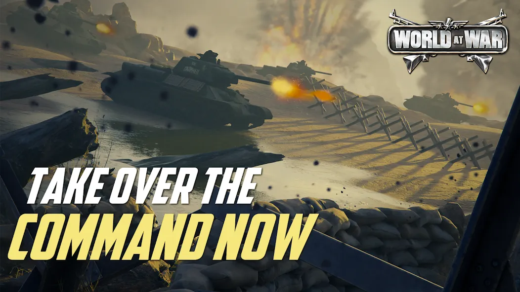 World at War: WW2 Strategy MOD APK на Android — Много денег и ресурсов — скриншот 1