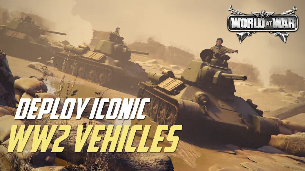 World at War: WW2 Strategy MOD APK на Android — Много денег и ресурсов — скриншот 3