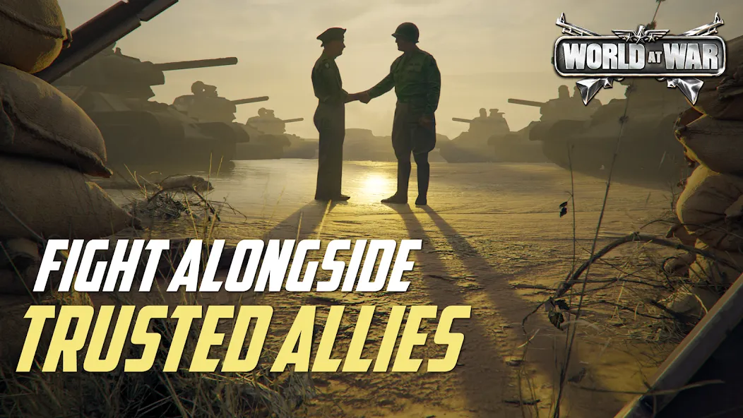 World at War: WW2 Strategy MOD APK на Android — Много денег и ресурсов — скриншот 4