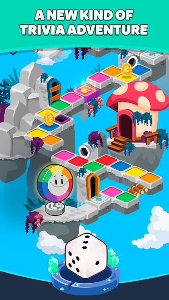Adventure Trivia Crack (Мод Все вопросы открыты) — скриншот 3
