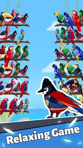 Bird Puzzle - Color Game MOD APK — Много монет — скриншот 5