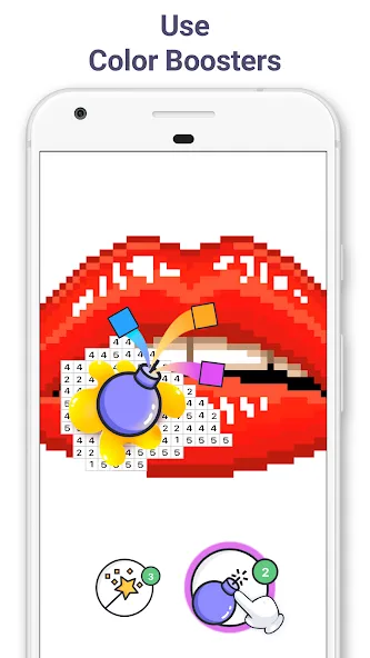 Скачать взлом Pixel Art - Color by Number на Андроид — Все картинки разблокированы и без рекламы — скриншот 5