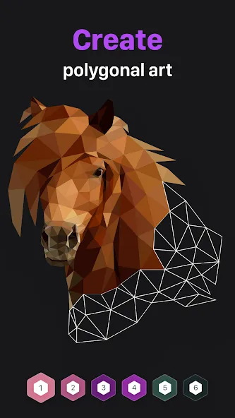 Polygon - Art Coloring Book Mod APK Все открыто — Скачать на Андроид — скриншот 4