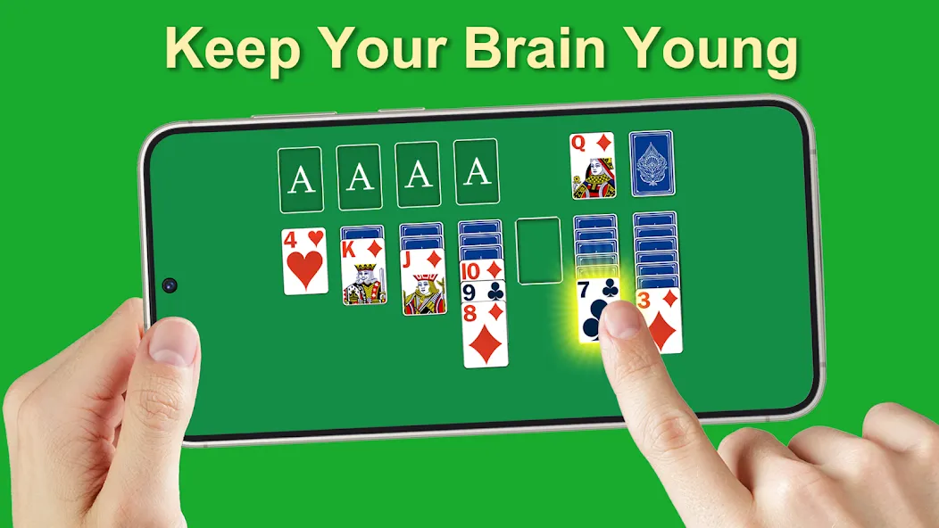 Solitaire - 2024 на Андроид — Много денег — скриншот 1