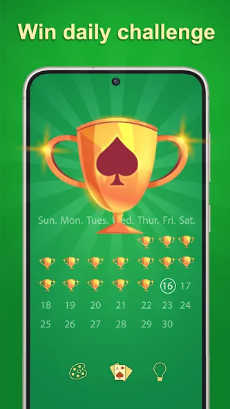 Solitaire - 2024 на Андроид — Много денег — скриншот 2