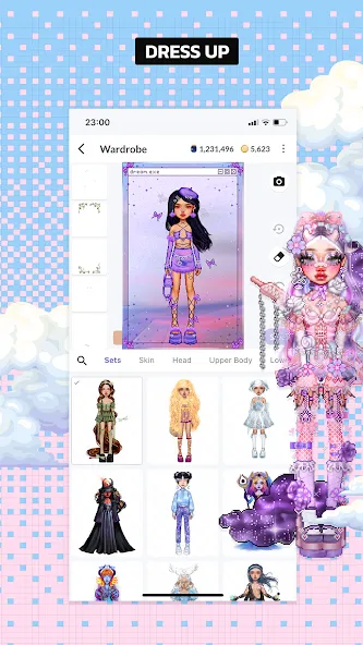 Скачать Everskies: Virtual Dress up на телефон — Много денег — скриншот 2