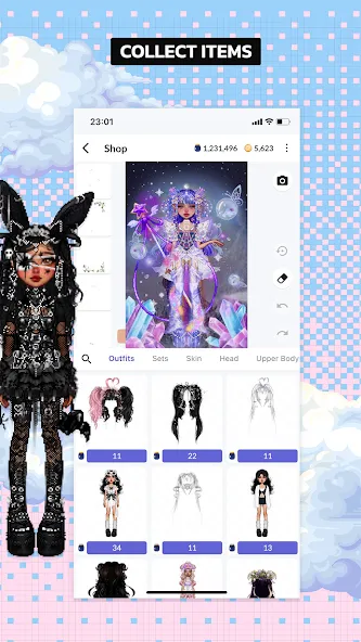 Скачать Everskies: Virtual Dress up на телефон — Много денег — скриншот 5