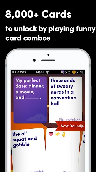 Скачать взломанную Evil Apples: Funny as ____ — Всё открыто — скриншот 2