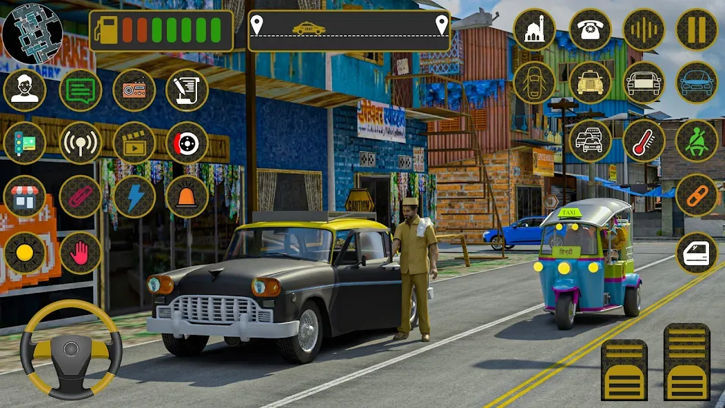 Взлом Indian Taxi Simulator car Game — Много денег — скриншот 1