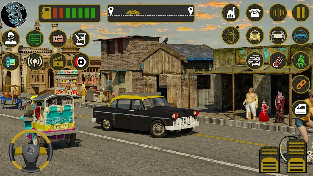Взлом Indian Taxi Simulator car Game — Много денег — скриншот 2