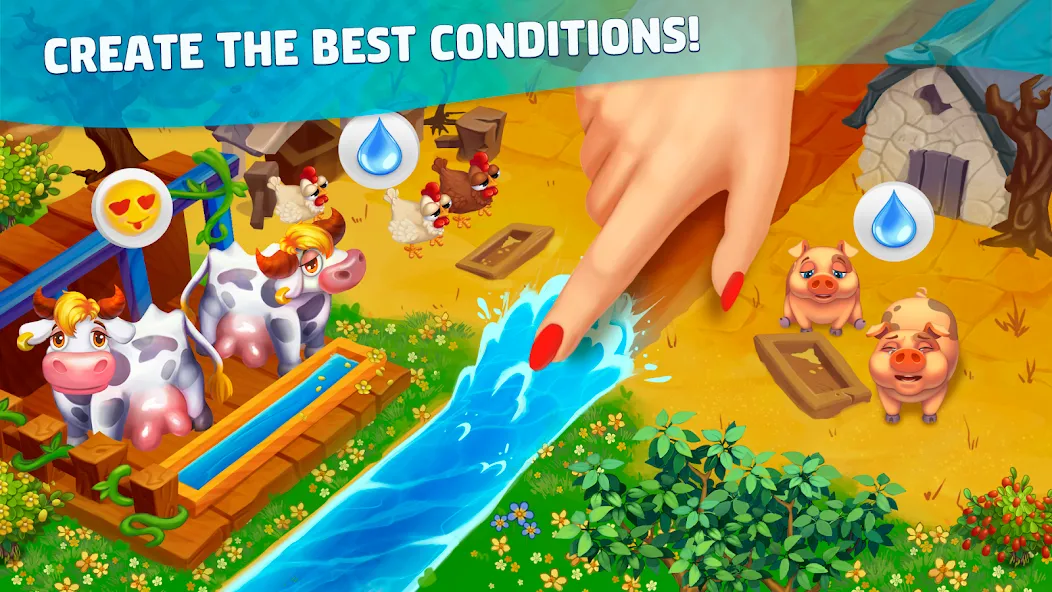 Скачать Harvest Land MOD APK — Много денег — скриншот 3 Скачать Harvest Land MOD APK — Много денег — скриншот 3