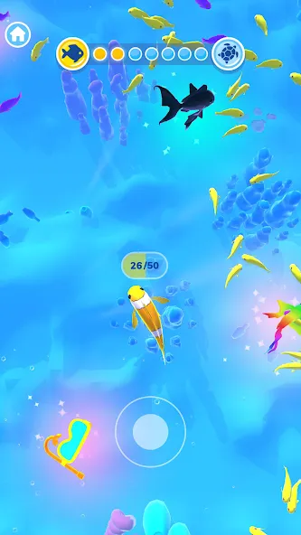 Скачать Evolution Merge - Eat and Grow (Мод: Много денег) на Андроид — скриншот 4