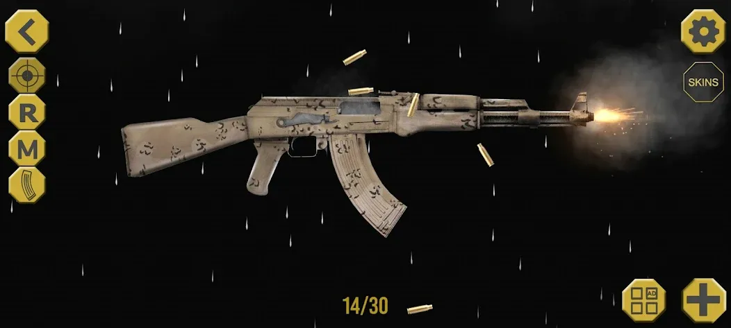 Скачать взлом Ultimate Weapon Simulator на Андроид — Бесконечные деньги и все оружие открыто — скриншот 3