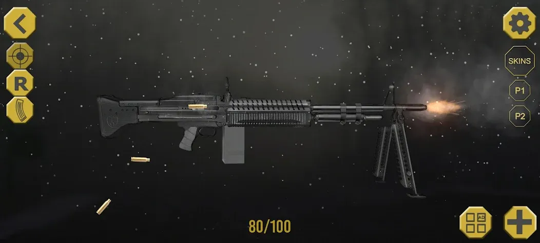 Скачать взлом Ultimate Weapon Simulator на Андроид — Бесконечные деньги и все оружие открыто — скриншот 4