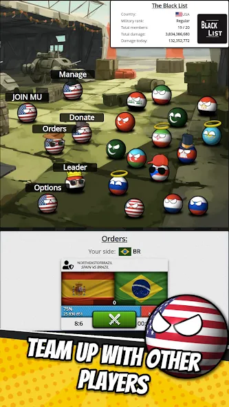 Скачать e-Sim Countryball Be President с модом — Много денег и бесконечные золото — скриншот 3