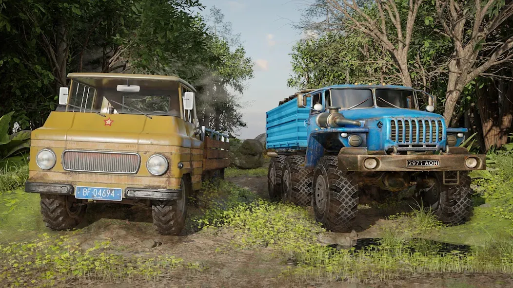 Offroad Mud Truck Driving Sim на Андроид — Мод Много денег — скриншот 3