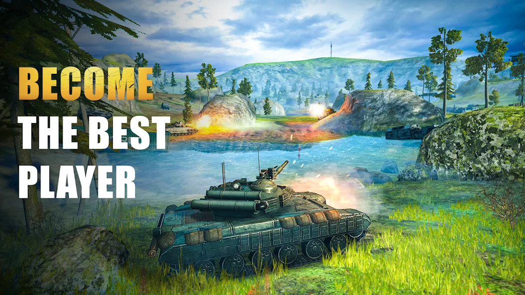 Скачать Tank Force: Tank games blitz на Android — Много денег и патронов — скриншот 2
