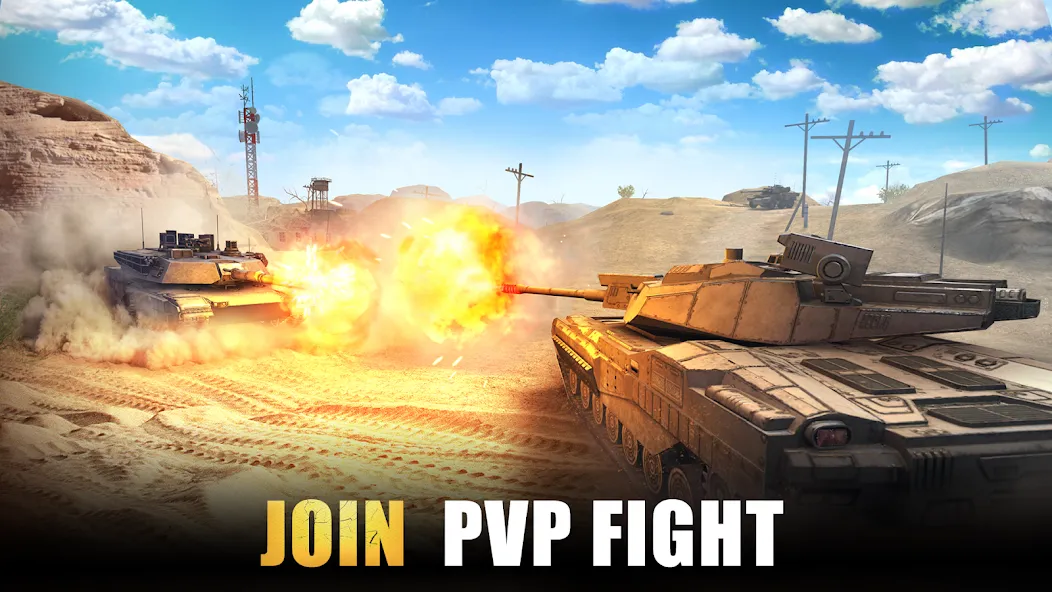 Скачать Tank Force: Tank games blitz на Android — Много денег и патронов — скриншот 3